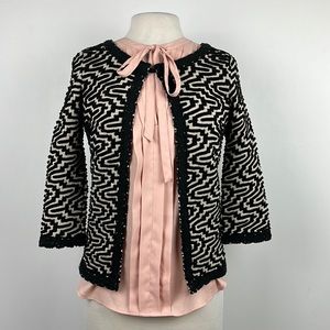 OXMO, Women’s patterned cardigan, size small